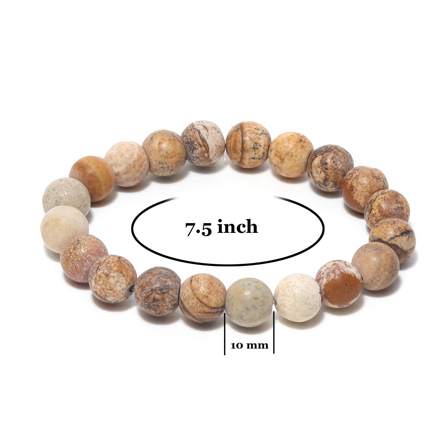 Arihant Gems & Jewels Reiki/Yoga Healing Distance Charm Bracelet | Natural & Certified | Astrological Gemstone | Positive Effect | Unisex Both for Men & Women