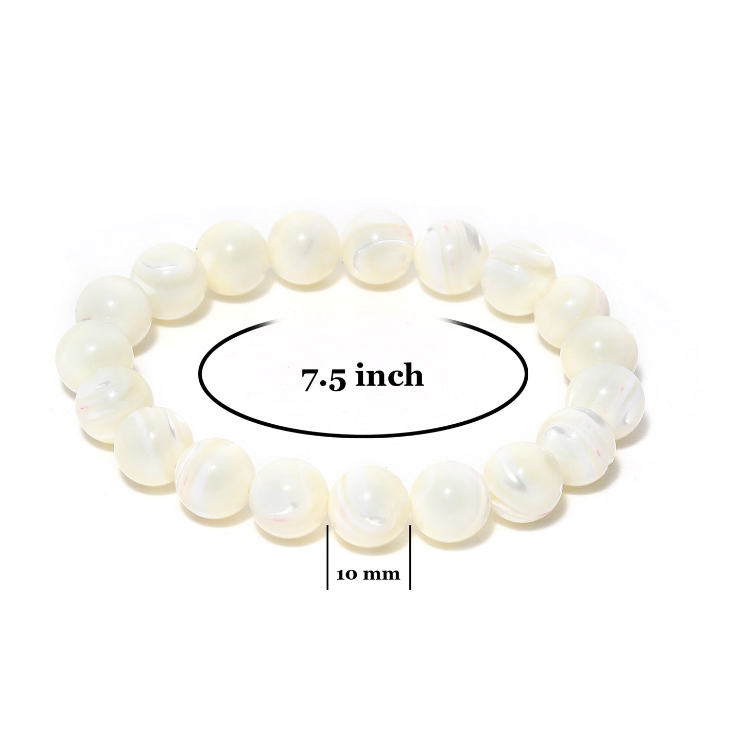 Arihant Gems & Jewels Fashion Mother of Pearl Round Bracelet