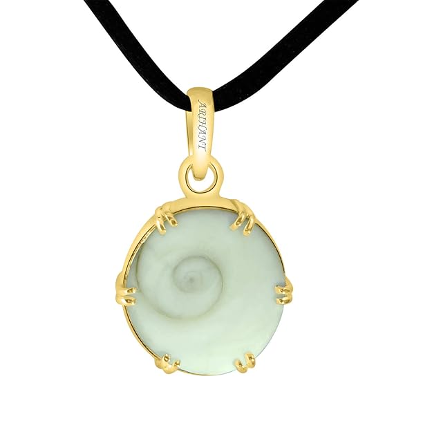 Gomti/Gaumti Chakra Panchdhatu Pendant | Certified Natural Astrological Gemstone | Unisex Design for Men & Women