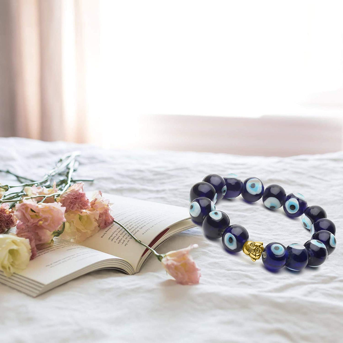 Arihant Gems & Jewels Reiki/Yoga Healing Distance Charm Bracelet | Natural & Certified | Astrological Gemstone | Positive Effect | Unisex Both for Men & Women