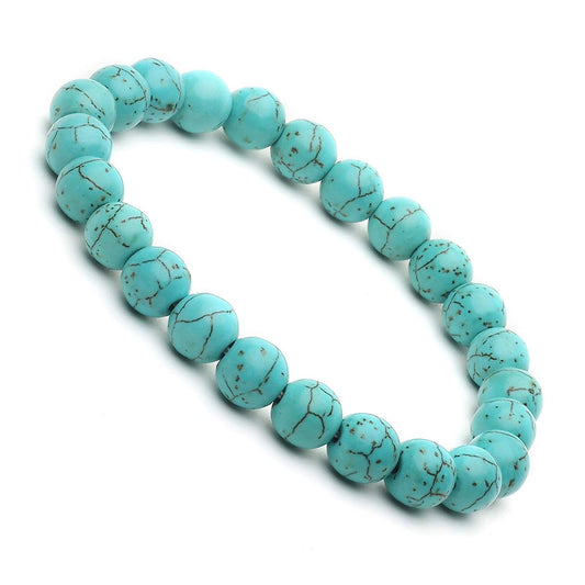 Arihant Gems & Jewels Firoza Bracelet | Natural & Certified | Astrological Gemstone | Positive Effect | Unisex Both for Men & Women