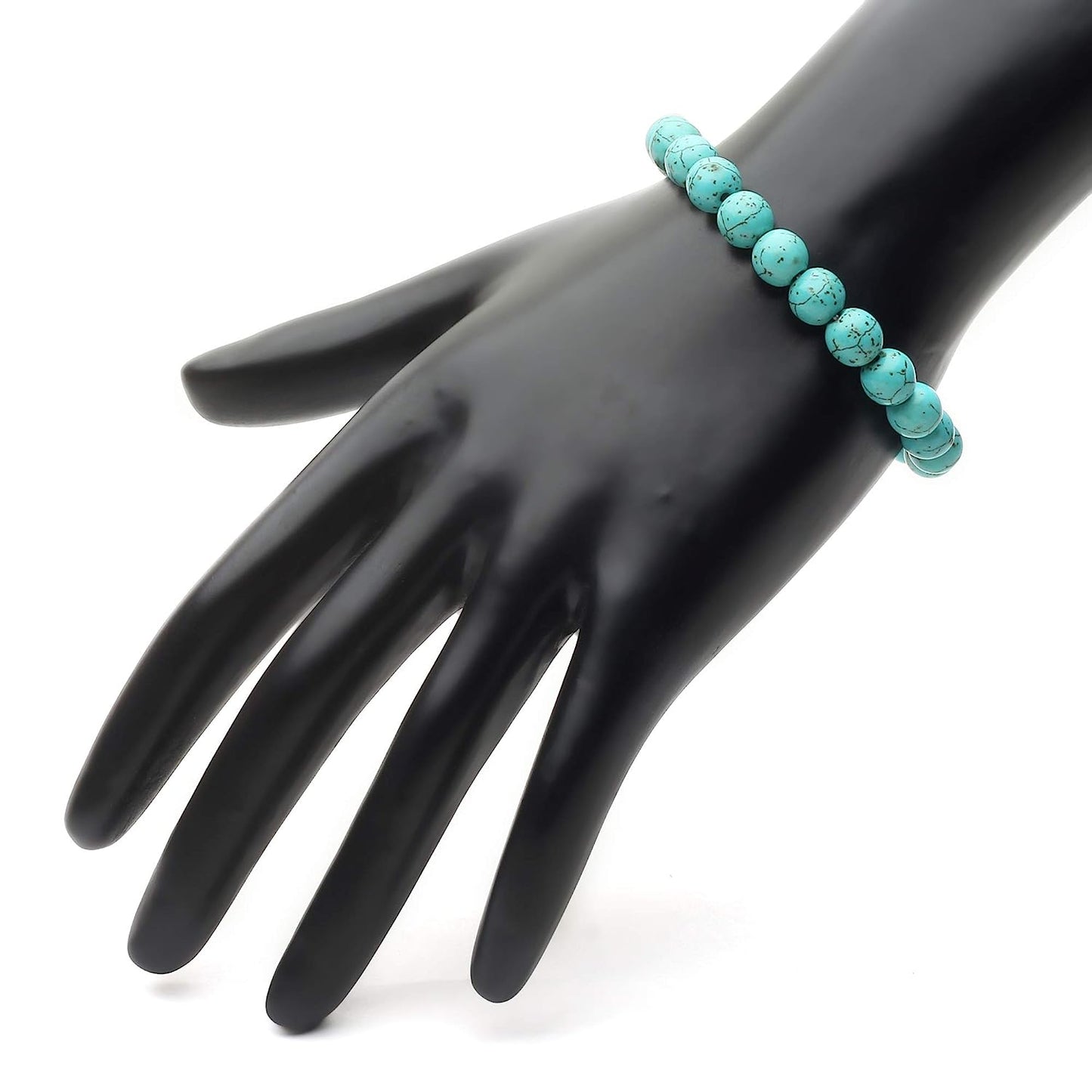 Arihant Gems & Jewels Firoza Bracelet | Natural & Certified | Astrological Gemstone | Positive Effect | Unisex Both for Men & Women