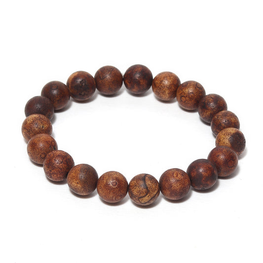 Arihant Gems & Jewels Jasper Bracelet | Natural & Certified | Astrological Bracelet | Reiki/Yoga Healing Distance Charm Bracelet | Unisex Both for Men & Women