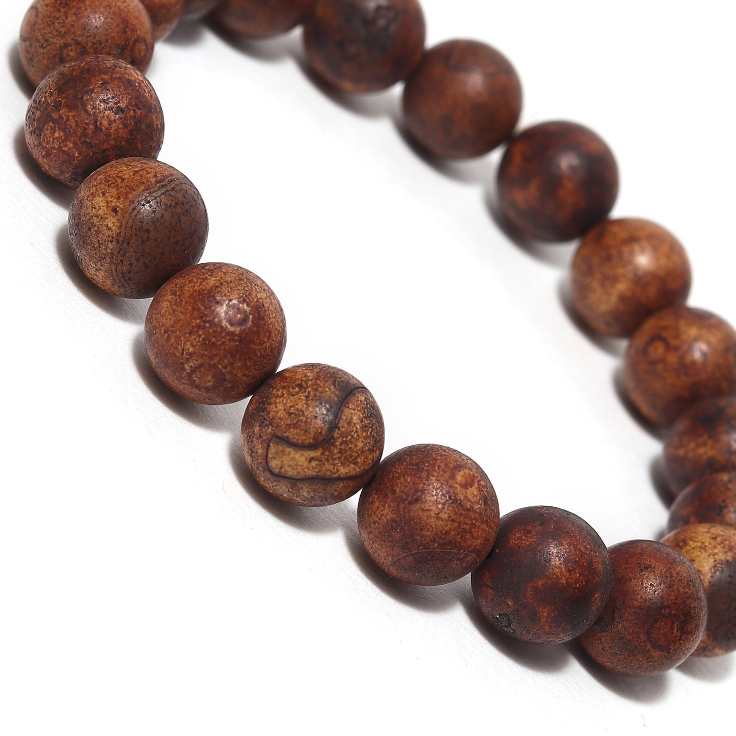 Arihant Gems & Jewels Jasper Bracelet | Natural & Certified | Astrological Bracelet | Reiki/Yoga Healing Distance Charm Bracelet | Unisex Both for Men & Women