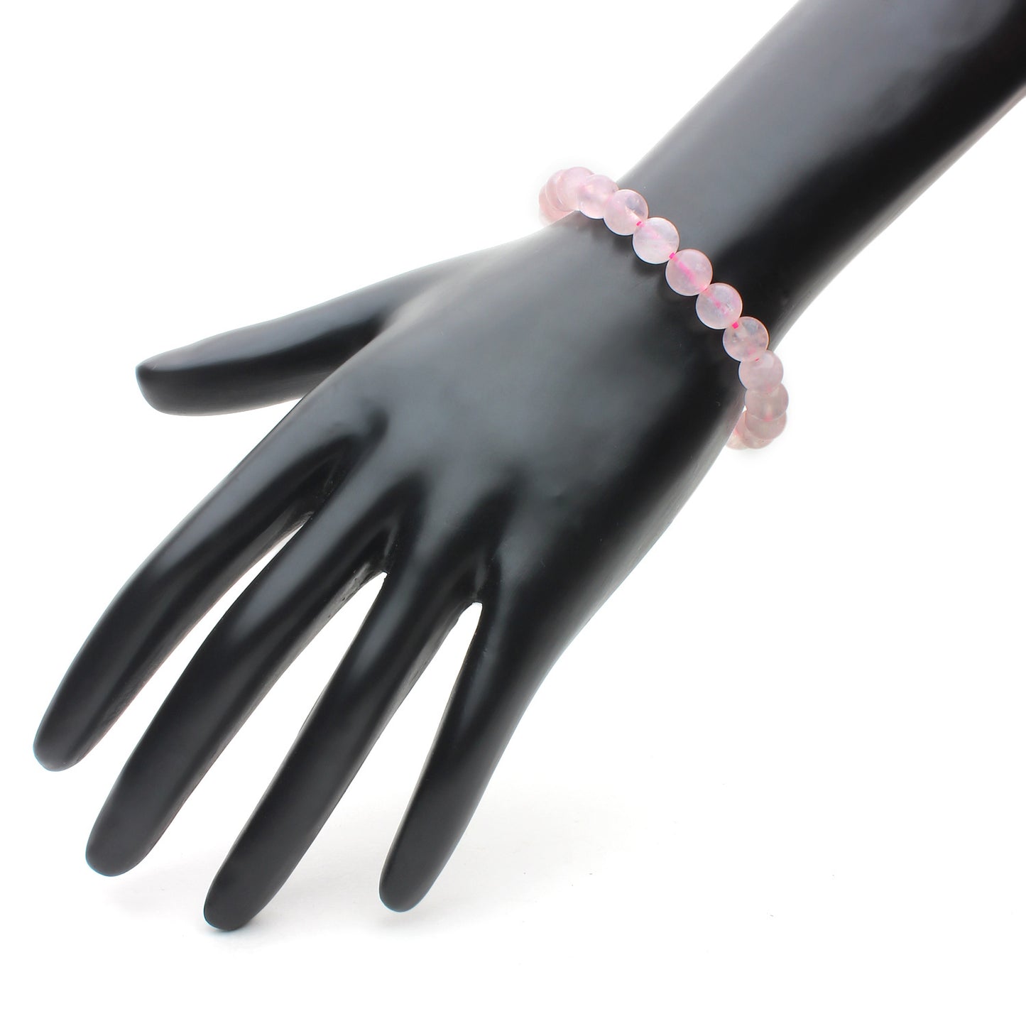 Arihant Gems & Jewels Rose Quartz Bracelet | Natural & Certified | Astrological Gemstone | Positive Effect | Unisex Both for Men & Women