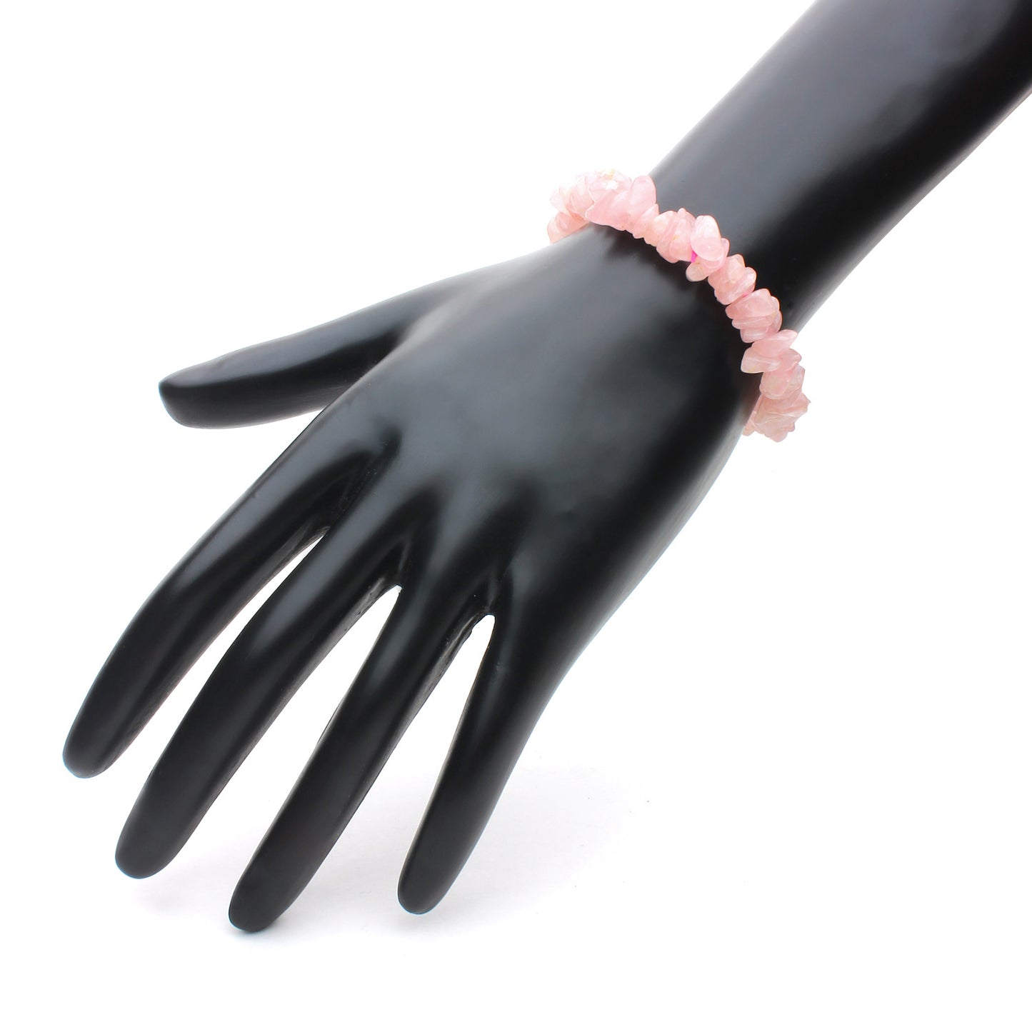 Arihant Gems & Jewels Rose Chips Bracelet | Natural & Certified | Astrological Gemstone | Positive Effect | Unisex Both for Men & Women