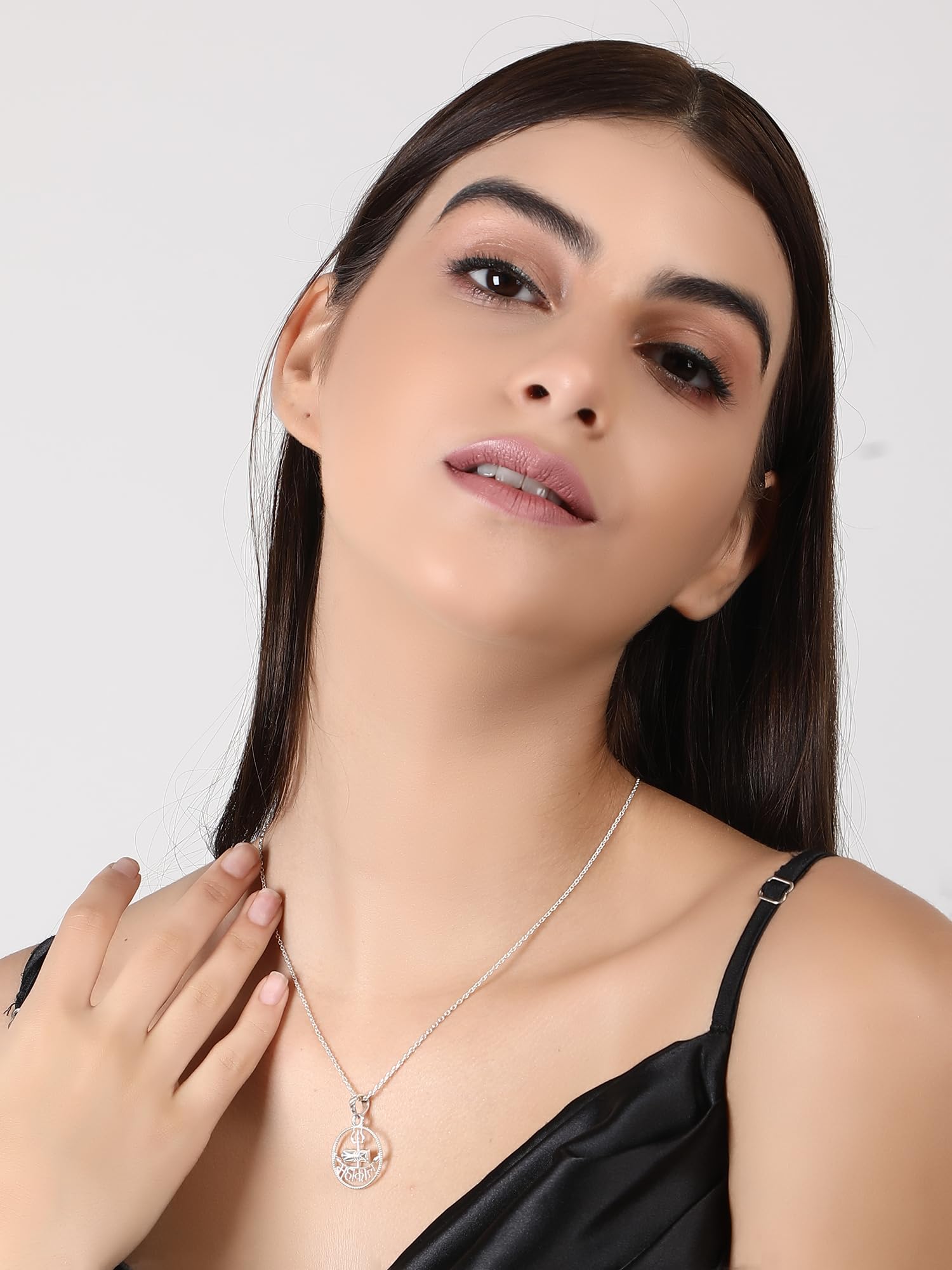 Arihant Gems & Jewels Stylish Silver 925 Pendent For Men Women Boys Girls Silver Pendant Silver Pendant For Men Women Gift for Sister Love Gift Unisex Pendant Necklace