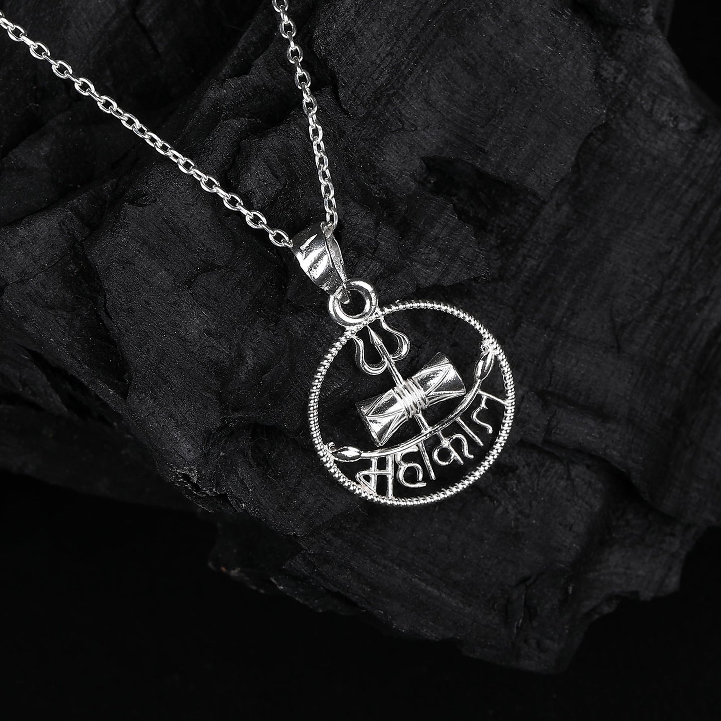 Arihant Gems & Jewels Stylish Silver 925 Pendent For Men Women Boys Girls Silver Pendant Silver Pendant For Men Women Gift for Sister Love Gift Unisex Pendant Necklace