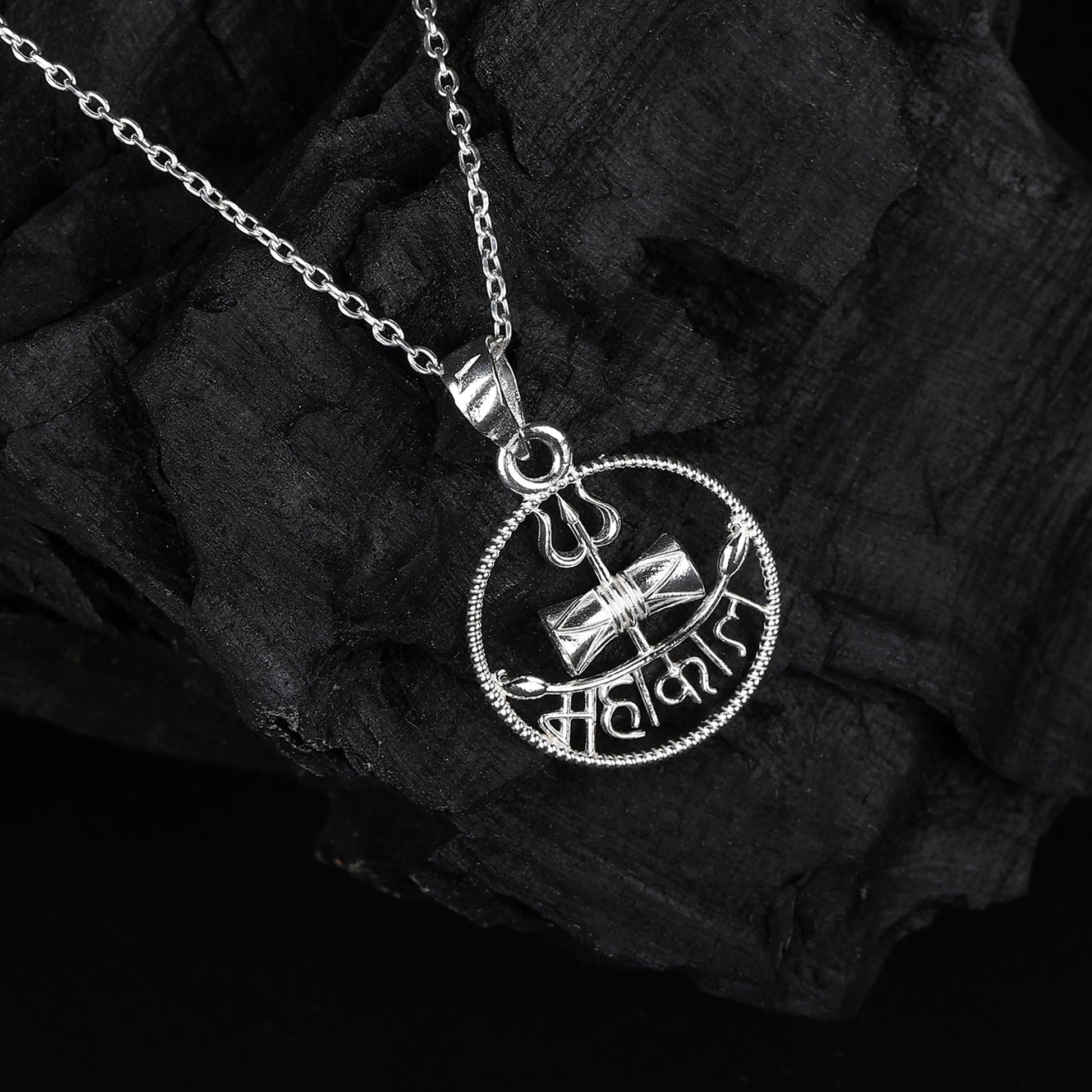 Arihant Gems & Jewels Stylish Silver 925 Pendent For Men Women Boys Girls Silver Pendant Silver Pendant For Men Women Gift for Sister Love Gift Unisex Pendant Necklace