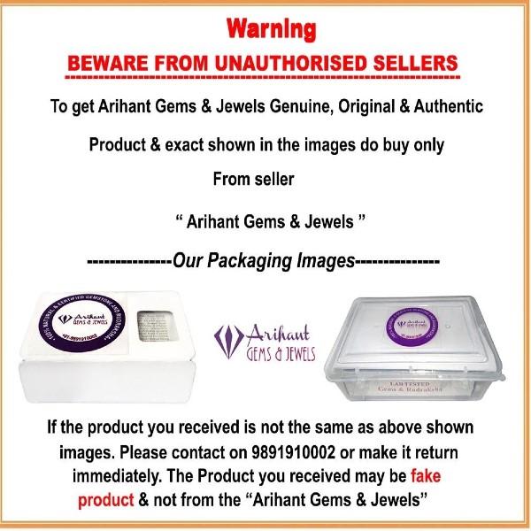 ARIHANT GEMS & JEWELS Multicolour 7 Chakra Energetic Healing Stone Rakhi for Your Brother