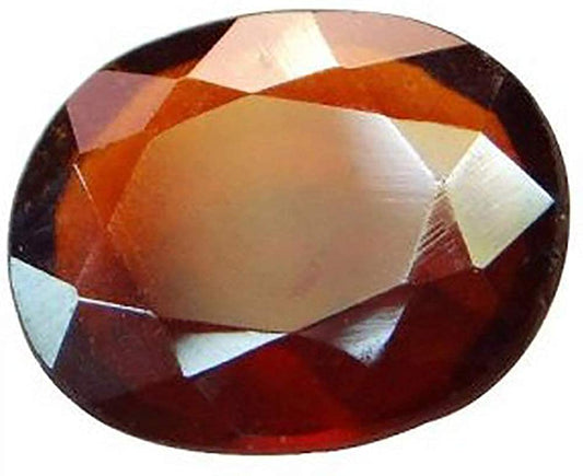 Arihant Gems and Jewels Gomed Hessonite Garnet Natural & Certified 4.25 Ratti ti 12.25 Ratti Hessonite Garnet (Gomed) Astrological Birthstone