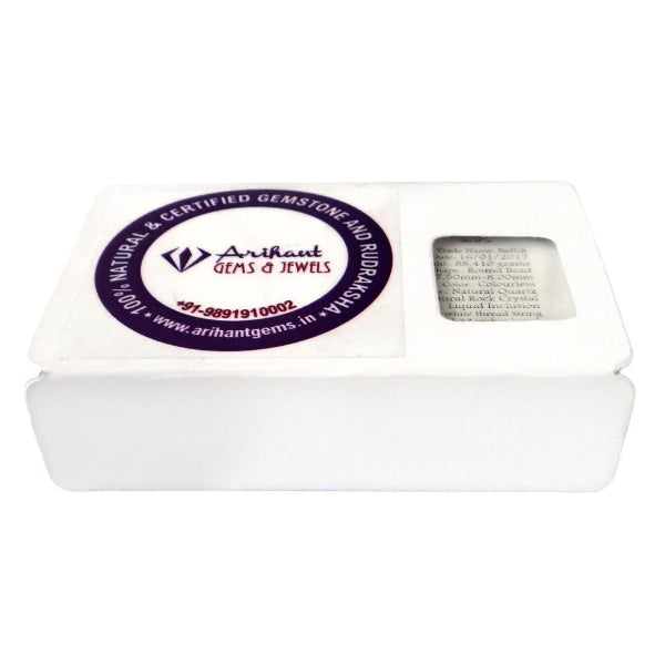 Evil Eye (Nazar Suraksha Kawach) Bracelet with 5 Mukhi/Faced Indonesia Rudrakash | Natural & Certified | Astrological Five Mukhi/Faced Rudraksha with Evils Eye | Positive Effect | Unisex Both for Men & Women| Arihant Gems & Jewels