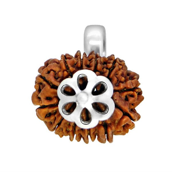 12 Mukhi NEPALI RUDRAKSHA SILVER 925 PENDANT / Twelve Faced RUDRAKSHA 100% Original & Certified