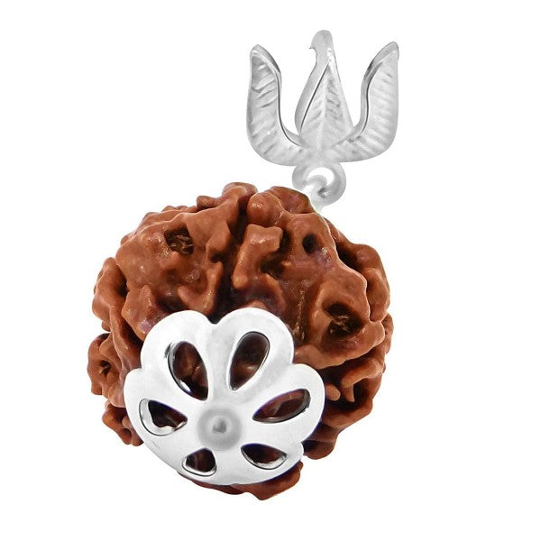 GANESH JI NEPALI RUDRAKSHA 100% Original & Certified SILVER 925 PENDANT