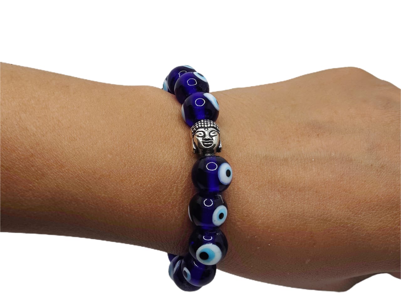 Arihant Gems & Jewels Reiki/Yoga Healing Distance Charm Evil Eye Bracelet | Astrological Gemstone | Positive Effect | Unisex Both for Men & Women