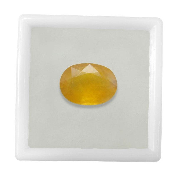 Bangkok Yellow Sapphire (Pukhraj) 4.25 - 12.25 Ratti Certified Astrological Gemstone