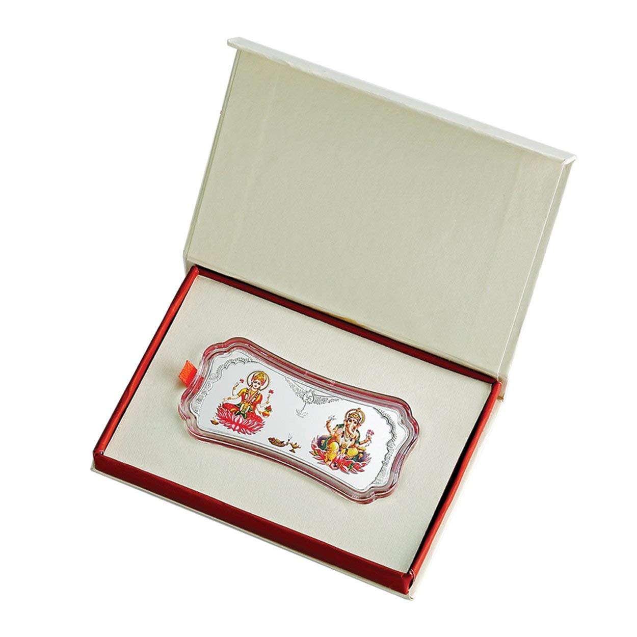 MMTC-PAMP India Pvt. Ltd. Stylized Lakshmi Ganesha 999.9 purity 50 gm Silver Bar