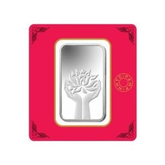 MMTC-PAMP CERTIFIED LOTUS SILVER(999) BAR