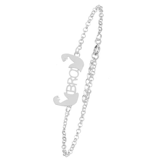 Arihant Gems & Jewels Unisex Silver 925 Brother/Bhai/Bhaiya/Bro Elegant Rakhi for Your Brother for Rakshabandhan