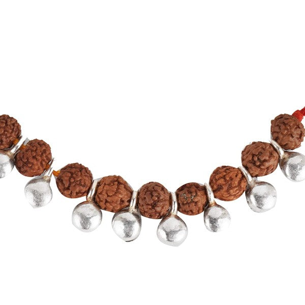 Arihant Gems & Jewels Unisex Silver 925 Brother/Bhai/Bhaiya/Bro Rudraksha Elegant Rakhi for Your Brother for Rakshabandhan