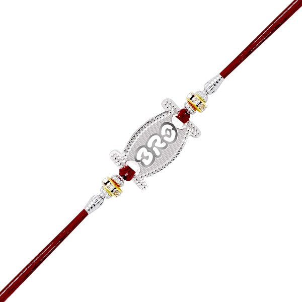 Arihant Gems & Jewels Unisex Silver 925 Brother/Bhai/Bhaiya/Bro Elegant Rakhi for Your Brother for Rakshabandhan