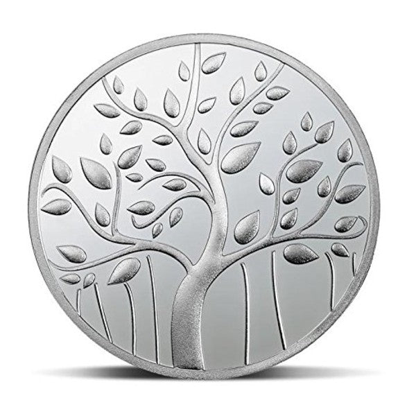 MMTC - PAMP Banyan Tree Silver(999) 10 gm. Coin With Capsule Packing