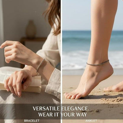 Certified Raw Pyrite Anklet | Natural Wealth & Prosperity Stone | Money Magnet Crystal Payal for Women | Adjustable Spiritual Jewelry.