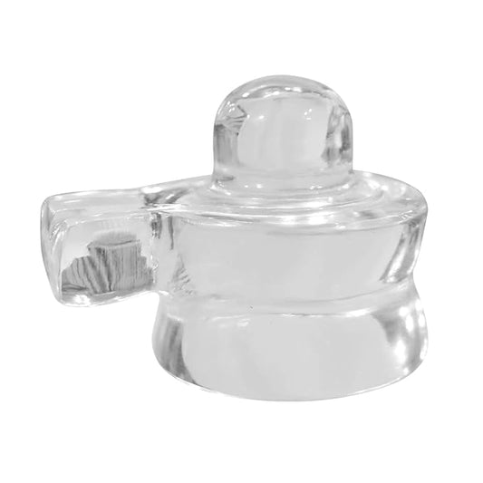 Sphatik/Crystal Shiv/Shivling Idol for Home & Office - Vastu, Career Success, Good Luck, Wealth & Home Decoration Gift