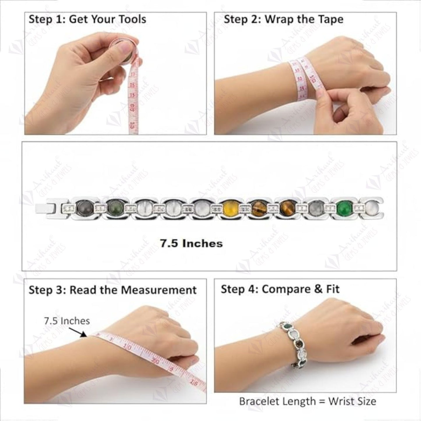 Original Certified Dhan Yog / Dhanyog Bracelet for Wealth & Prosperity | Natural Pyrite Money Magnet Stone Bracelet | Unisex Adjustable Crystal Bracelet for Financial Growth & Positive Energy.