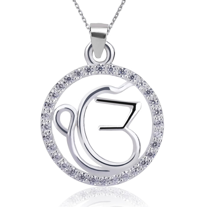 Arihant Gems & Jewels Stylish Silver 925 Pendent For Men Women Boys Girls Silver Pendant Silver Pendant For Men Women Gift for Sister Love Gift Unisex Pendant Necklace