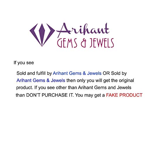 Arihant Gems & Jewels 100% Original & Certified (108+1 Beads) Sphatik Jaap Mala for Pooja (Astrology) - (8 MM)