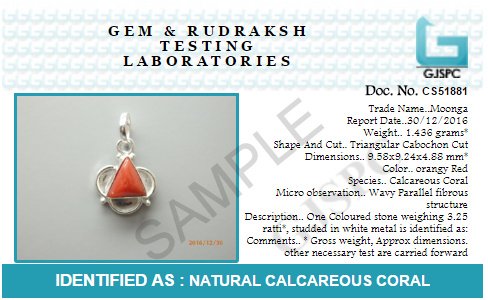 Silver Pendant Sunehla 5.25 Ratti Natural & Certified Natural Citrine (Sunehla) Astrological Gemstone Silver Pendant by ARIHANT GEMS & JEWELS