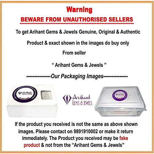 Silver Opal Pendant Natural & Certified White Opal Astrological Gemstone Silver Pendent by Arihant Gems and Gems