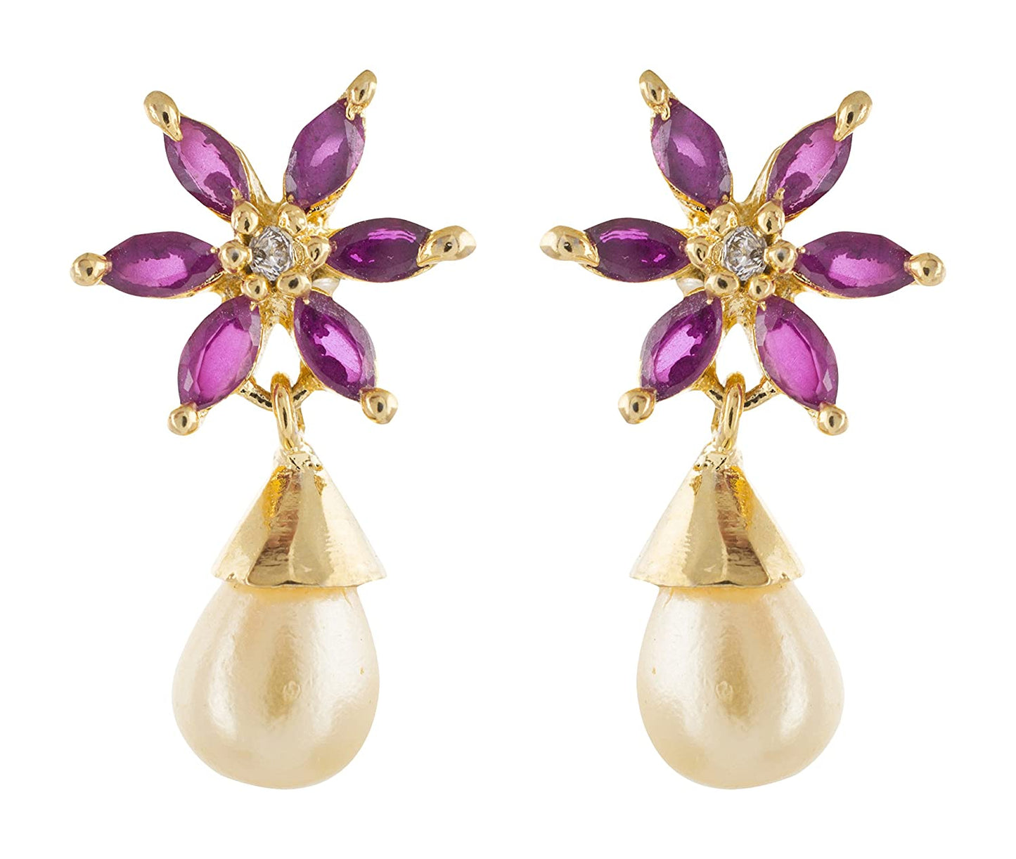 Copper Dangle & Drop Earrings for Women (FERA0026) by ARIHANT GEMS & JEWELS