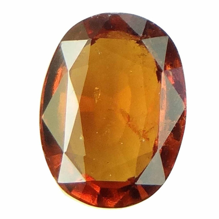 Hessonite Garnet (Gomed) 3.25 - 12.25 Ratti Natural & Certified Astrological Gemstone Premium Quality