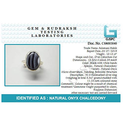 Sulemani Hakik 11.25 Ratti Natural & Certified Astrological Gemstone Silver(925) Bezel Setting Ring