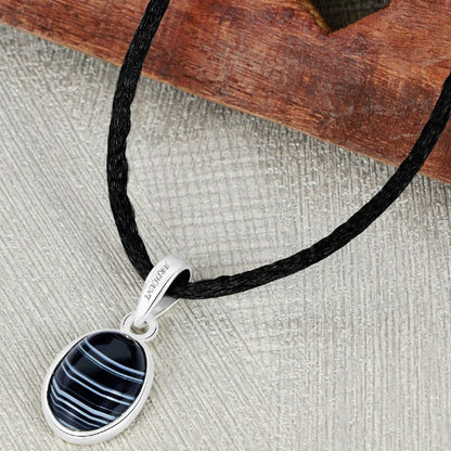 Sulemani Hakik 11.25 Ratti Natural & Certified Astrological Gemstone Silver(925) Bezel Setting Pendant